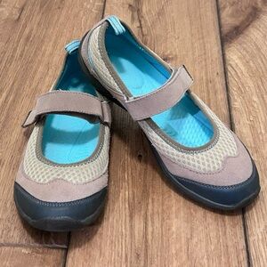 Lands' End Trail Sport Mary Jane Flats (432861) Leather Outdoor Women’s 8.5